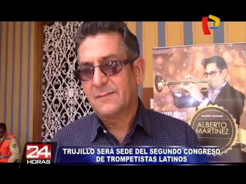 EL TROMPETISTA "ALBERTO MARTINEZ" EN 24 HORAS PROGRAMA EN PERU