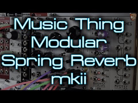 Music Thing Modular // Spring Reverb MKII Eurorack Module + Expander + 2Spring Tanks + Digital Brick image 8