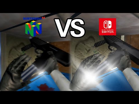 Perfect Dark Nintendo 64 vs Nintendo Switch Online