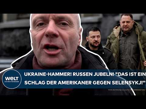 PUTINS KRIEG: Ukraine-Hammer! Russen jubeln! "Das ist ein Schlag der Amerikaner gegen Selenskyj!"