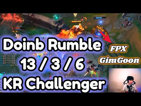 FPX Doinb Stream 直播 | Rumble ( VS Miss Fortune ) Full Game | FPX GimGoon | LOL KR Challenger