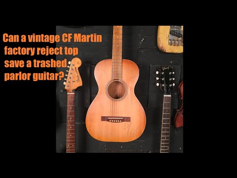 X-Brace Conversion w/ Vintage Martin Top on Chris Adjustomatic (VIDEO) image 24