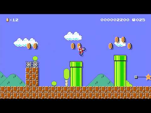 Excitebike 30 Seconds by Meggy - SUPER MARIO MAKER - NO COMMENTARY 1bd