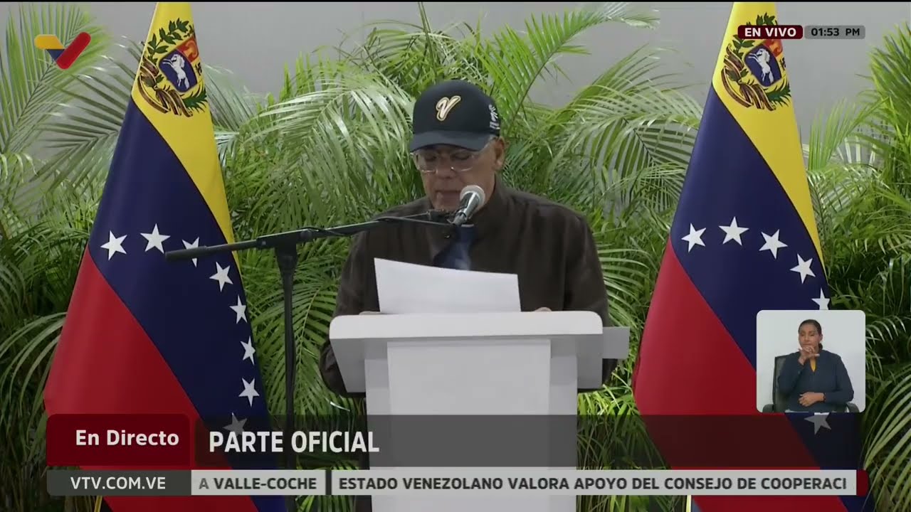 Jorge Rodríguez, balance martes 30 junio 2026 a la 1:40pm tras terremotos en Venezuela
