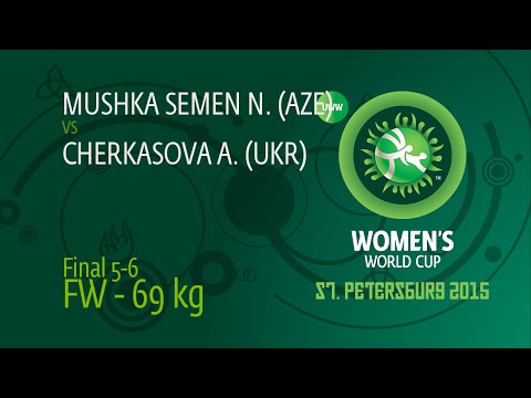 69 kg - Alla CHERKASOVA (UKR) df. Nadiia MUSHKA SEMENTSOVA (AZE), 9-5