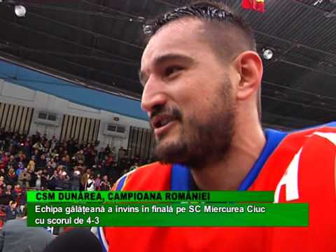 C.S.M. Dunarea Galati - campioana nationala la hochei
