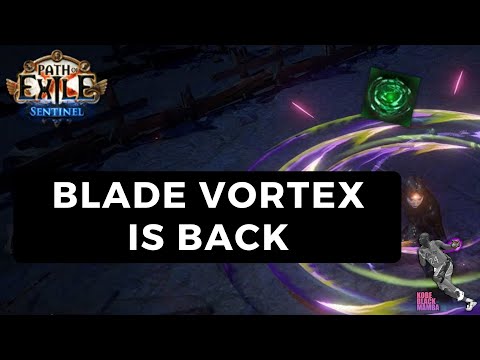 [PoE 3.18] Leveling the Best Clear Skill in Sentinel League - Is Blade Vortex Back?