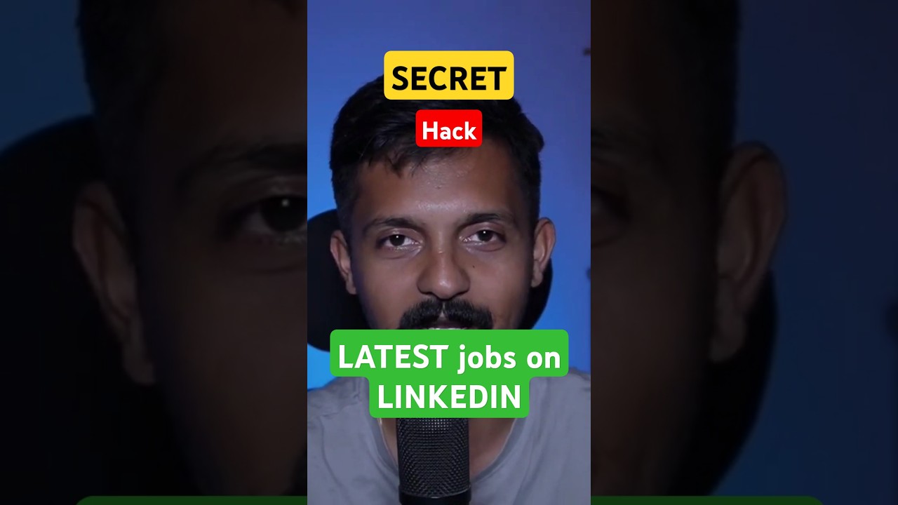 HACK to finding latest jobs on LinkedIn #jobsearch #linkedin