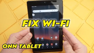 Onn Tablet: Fix Wifi Internet Connection Problems