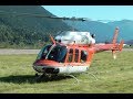 Bell 206LT TwinRanger Helicopter Engine Startup and Takeoff