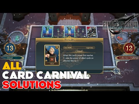 All Card Carnival Solutions in Costa Del Sol - Final Fantasy VII Rebirth