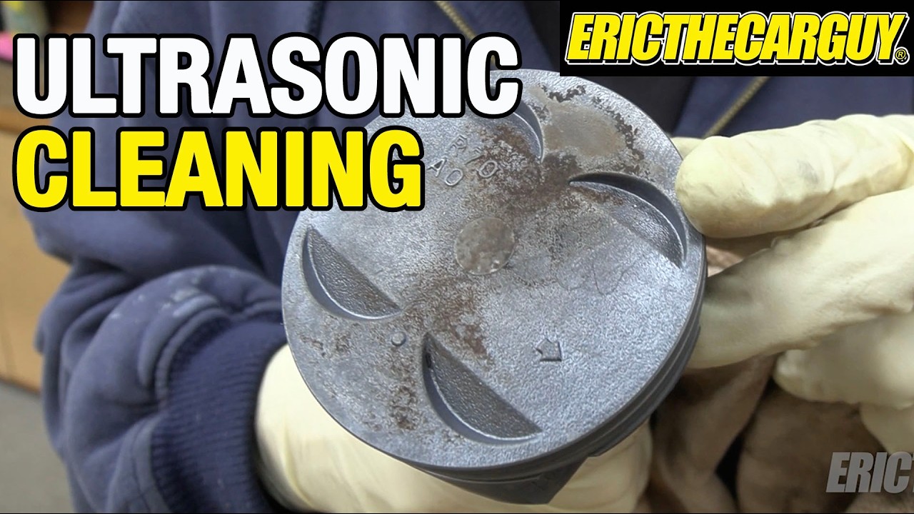 Using an Ultrasonic Cleaner For First Time on Pistons