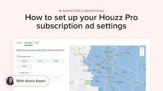 How to Set Up Your Houzz Pro Subscription Ad Settings