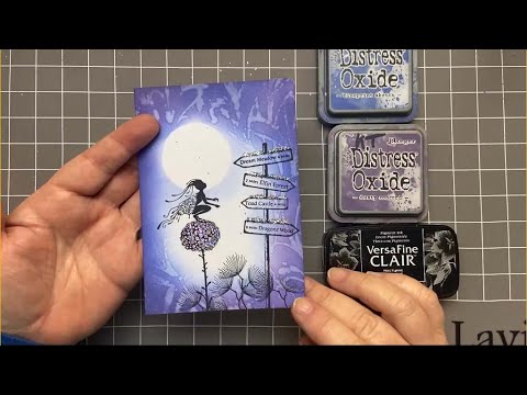 Nia Sparkles by Karen Telfer - A Lavinia Stamps Tutorial