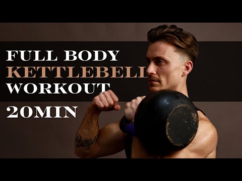 SINGLE KETTLEBELL WORKOUT // 20min, Full Body