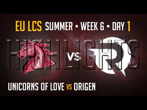 Unicorns of Love vs Origen HIGHLIGHTS | Week 6 EU LCS Summer Split 2015 S5 | UOL vs OG W6