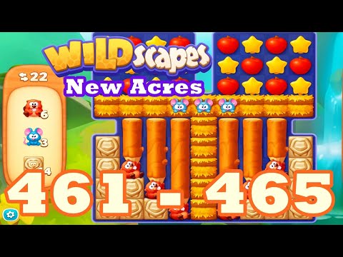 Wildscapes: New Acres Level 461 - 465 HD | 3 match | android | 462 | 463 | 464 | IOS【GameGo Game】