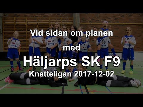 Häljarps SK F9 vid sidan om planen 2017-12-02