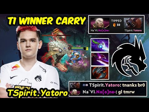 TSpirit Yatoro Ursa - TI10 Winner Team Spirit Carry Savage Mode vs Navi Noone Dota 2 pro Gameplay