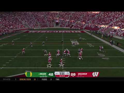 TTT26 college league #11 Oregon vs Wisconsin Cpu