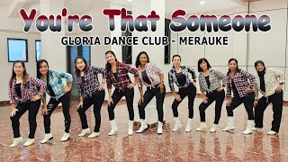 Download lagu YOU'RE THAT SOMEONE//Line Dance//choreo CAECILIA MARIA FATRUAN// GDC Merauke Papua Selatan -INA mp3