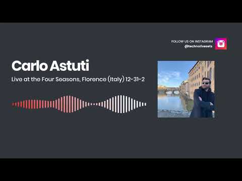 Tech House DJ Mix / Set by Carlo Astuti Live at the Four Seasons, Florence (Italy) 12-31-2022