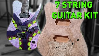 Video thumbnail for I Built A 7 String Guitar Kit, and it sounds HEAVY! (Guitar Kit Giveaway) by Andrew Baena