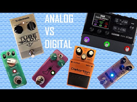 ANALOG vs DIGITAL Guitar PEDALS: Line 6 Helix Stomp vs Boost, Overdrives, Distortion & Fuzz