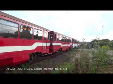 Os 6251: odjazd Jesenské - príjazd Rimavská Sobota (ZSSK 812.007)