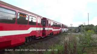 preview picture of video 'Os 6251: odjazd Jesenské - príjazd Rimavská Sobota (ZSSK 812.007)'