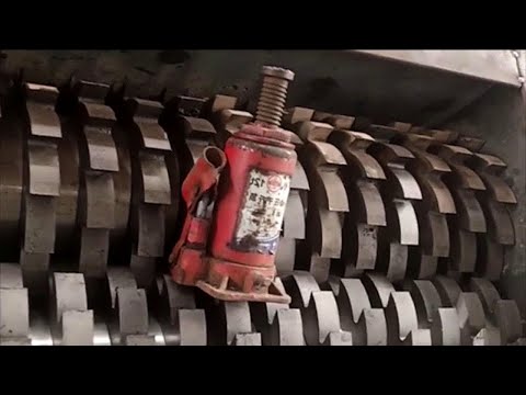 Automatic Strongest Crushers Can Crush Everything So Fast And Easily, Powerful Modern Iron Shredder