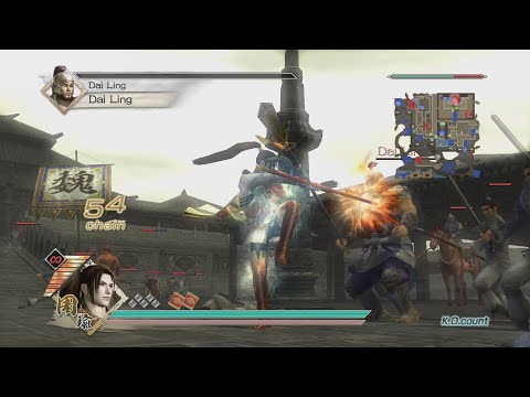 Dynasty Warriors 6 - Zhou Yu Free Mode - Chaos Difficulty - Battle of He Fei Castle
