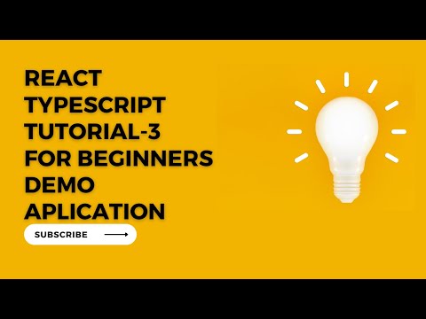 React Typescript Tutorial For Beginners 3 Demo Application