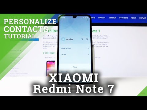 How to Add Photo to Contact in XIAOMI Redmi Note 7 – Personalize Contact