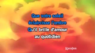 Karaoké Tout le bonheur du monde - Kids United *
