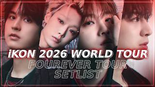Download lagu [Playlist] iKON 2026 Fourever Tour Concert Setlist | 아이콘 2026 콘서트 셋리 [플레이리스트] mp3