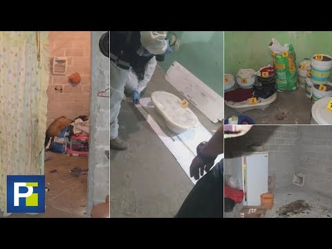 This is the interior of the house of the couple who murdered and dismembered women in Mexico.