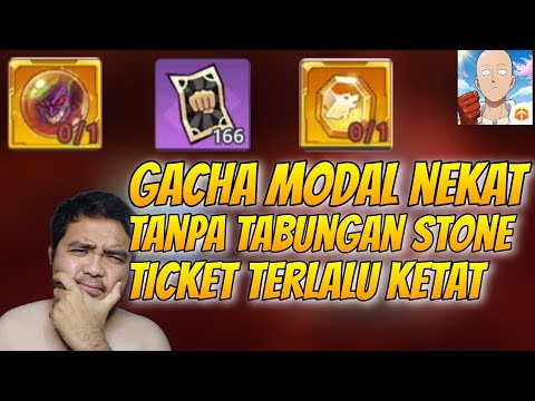 GACHA SSR+ MODAL NEKAT🔥, TERLALU BERESIKO SEKALI MODAL KETAT BEGINI - One Punch Man The Strongest