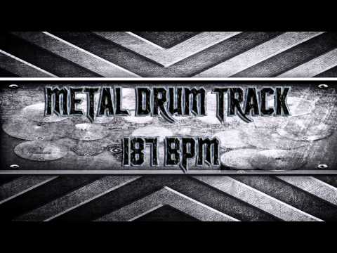 Metal Drum Track 187 BPM (HQ,HD)