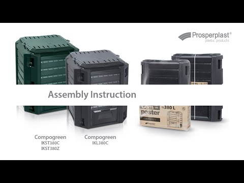 Миниатюра изображения товара Компостер Prosperplast Compogreen IKST380C-S411 (черный)