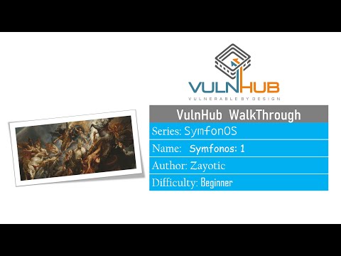 Symfonos 1 || VulnHub Walkthrough