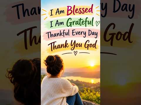 I am Blessed I am Grateful I am Thankful everyday