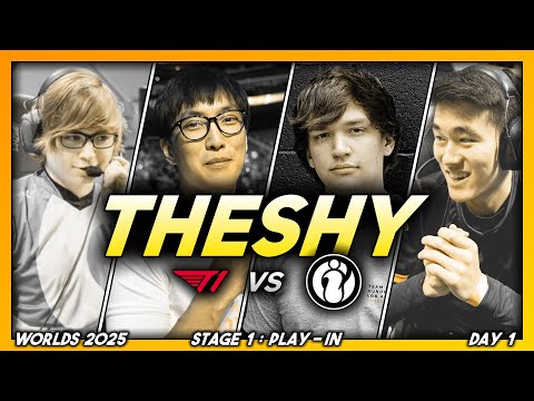 FAKER vs THESHY (Worlds 2025 CoStreams ━ Day 1)