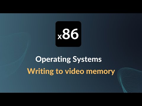 x86 Operating Systems - Writing to video memory