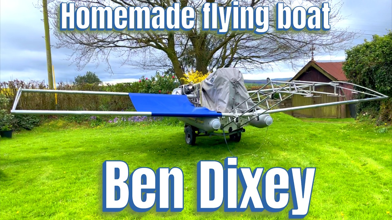 Building an Ekranoplaney wing in ground effect Mc boaty flier + helicopter Testing