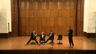 Czardas for 4 chairs (with wheels) Clarinet quartet 