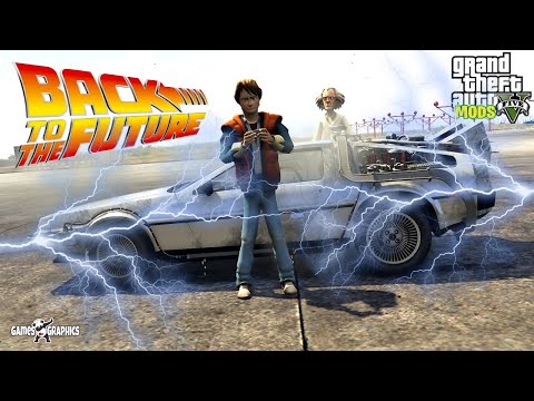 GTA 5 Back to the Future V (with Marty & Doc)