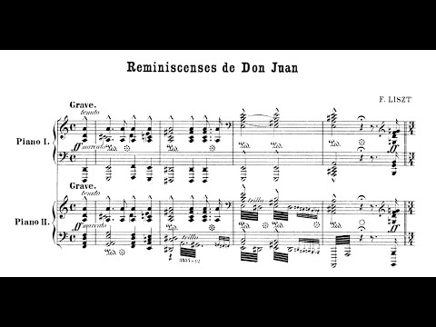 Liszt - Réminiscences de Don Juan (Nelson Freire + Martha Argerich, 2 pianos)