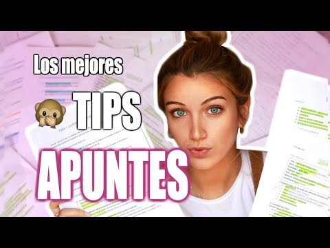 TIPS PARA UNOS APUNTES PERFECTOS! ¿Cómo?
