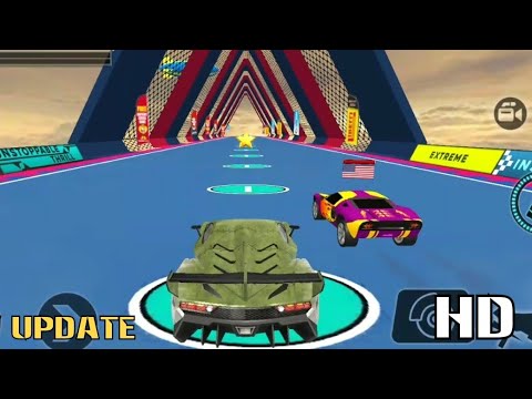 Impossible Car Tracks 3D New Update Quick Race - Green War Car Driving - Android Gameplay